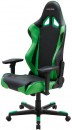 Игровое кресло DXRacer Racing OH/RE0/NE (чёрно-зелёный)