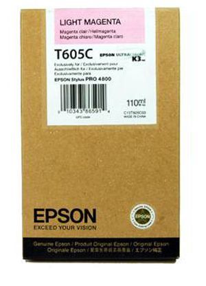 Картридж Epson T605C (light magenta) 110 мл C13T605C00 купить в Москве и с доставкой по России по низкой цене