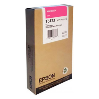 Картридж Epson T6123 (magenta) 220 мл C13T612300 купить в Москве и с доставкой по России по низкой цене