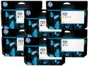 HP 727 комплект картриджей (6 цветов)