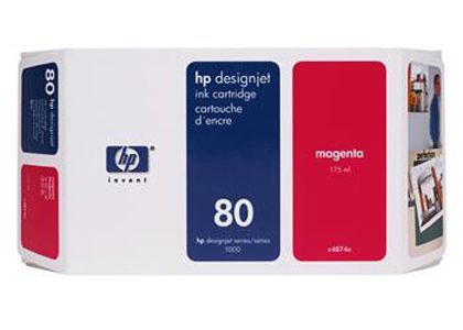 Картридж HP 80 (magenta) 175мл C4874A купить в Москве и с доставкой по России по низкой цене