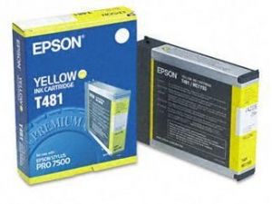 Картридж Epson T481 (yellow) 220 мл C13T481011 купить в Москве и с доставкой по России по низкой цене