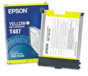 Картридж Epson T487 (yellow) 110 мл C13T487011 купить в Москве и с доставкой по России по низкой цене