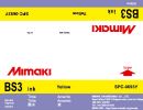 Чернила Mimaki BS3 (yellow), 2 л