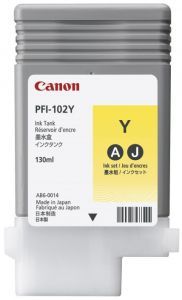 Картридж Canon PFI-102Y (yellow) 130мл 0898B001 купить в Москве и с доставкой по России по низкой цене