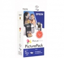 Картридж Epson T5570 Picturepack (BK, C, M, Y, LC,LM) 6шт + бумага