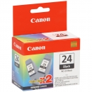 Картридж Canon BCI-24 комплект (black) 2шт