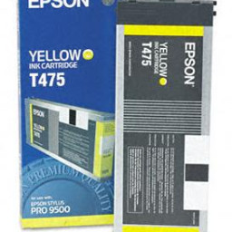 Картридж Epson T475 (yellow) 220 мл