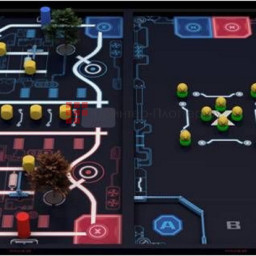 Makeblock соревновательное поле с элементами MakeX 2019 City Guardian Arena