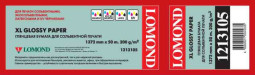 Бумага с покрытием Lomond Premium Solvent Glossy Paper, глянцевая, 200 г/кв.м, 1372 мм, 50 м