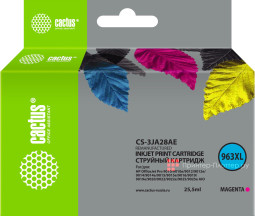 Картридж Cactus Cartridge CS-3JA28AE для HP OfficeJet Pro (magenta), 25,5 мл