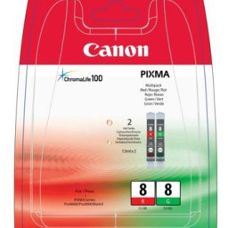 Картридж Canon CLI-8 R/G Multipack набор (red, green), 2 шт