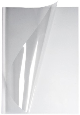 Обложки OPUS C-Bind easyCover, A4, 5 мм, мягкие, прозрачные, белые, 40 шт.