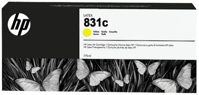Картридж HP 831C (yellow), 775 мл