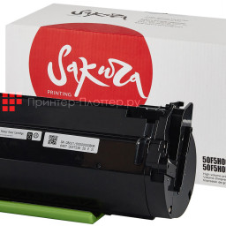 Тонер-картридж SAKURA 50F5H00/50F5H0E для Lexmark (black), 5000 стр. (PP051420)