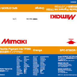 Чернила Mimaki TP250 Textile Pigment Ink (orange), 2 л