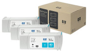 Картридж HP 83 UV (cyan) набор, 3 шт x 680 мл