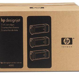 Картридж HP 90 комплект (cyan) 3шт x 400мл