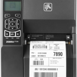Термотрансферный принтер Zebra ZT230 300 DPI, RS232, USB, отделитель этикеток, намотчик подложки