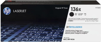 Тонер-картридж HP 136X (black), 2600 стр. (PP095862)