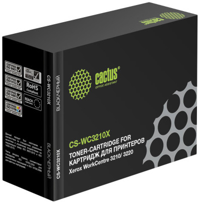 Картридж лазерный Cactus CS-WC3210X 106R01487 черный (4100 стр.) для Xerox WorkCentre 3210/ 3220