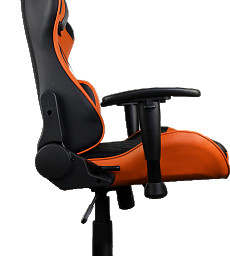 Профессиональное игровое кресло ThunderX3 TGC12-BO (оранжево-черный)