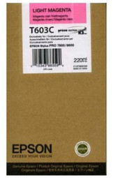 Картридж Epson T603C (light magenta) 220 мл