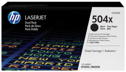 Тонер-картридж HP 504x (black) набор, 2 шт x 10500 стр (PP009955)