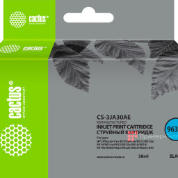Картридж Cactus Cartridge CS-3JA30AE для HP OfficeJet Pro (black), 58 мл