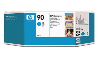 Картридж HP 90 (cyan) 400мл