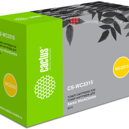 Картридж лазерный Cactus CS-WC3315 106R02308 черный (2300 стр.) для Xerox WorkCentre 3315