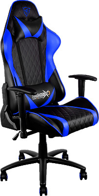 Профессиональное игровое кресло ThunderX3 TGC15-BB (сине-черный)