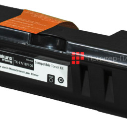 Тонер-картридж SAKURA TK17/18/100 для Kyocera Mita (black), 7200 стр. (PP051821)