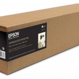 Бумага с покрытием Epson Japanese Kozo Paper Thin, матовая, 34 г/кв.м, 330 мм, 10 м