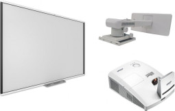 Интерактивный комплект SMART Board SBM787V + Vivitek DH772UST + WM-3