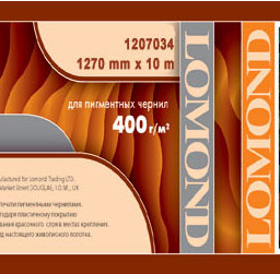 Холст Lomond XL Natural Canvas Pigment Archive, матовый, натуральный, 400 г/кв.м, 1270 мм, 10 м