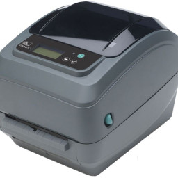Термотрансферный принтер Zebra GX430t 300 DPI, EU/UK Cords, RS232, USB, Bluetooth, LCD, нож