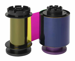 Лента YMCKI (цветная), 400 карт