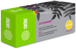 Картридж лазерный Cactus 106R02234 CS-PH6600М пурпурный бар.в компл. (6000 стр.) для Xerox Phaser 6600 /WorkCentre 6605