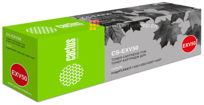 Картридж лазерный Cactus CS-EXV50 черный (17600стр.) для Canon IR 1400 series/1435/1435i/1435iF/1435P