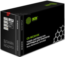 Картридж лазерный Cactus CS-WC3315X 106R02310 черный (5000 стр.) для Xerox WorkCentre 3315/3325
