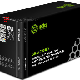 Картридж лазерный Cactus CS-WC3315X 106R02310 черный (5000 стр.) для Xerox WorkCentre 3315/3325