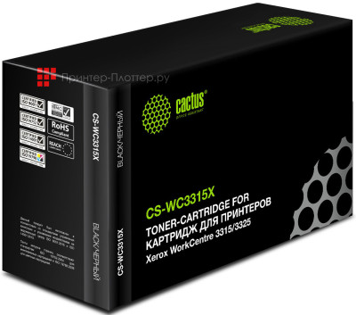 Картридж лазерный Cactus CS-WC3315X 106R02310 черный (5000 стр.) для Xerox WorkCentre 3315/3325