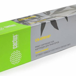 Картридж лазерный Cactus CS-EPS187 желтый (4000стр.) для Epson AcuLaser C1100/C1100N/CX11/CX11N/CX11NF/CX11NFC