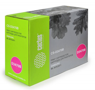 Картридж лазерный Cactus CS-D3470B черный (10000стр.) для Samsung ML-3470/3471