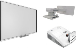 Интерактивный комплект SMART Board SBM787V + Vivitek DW770UST + WM-3