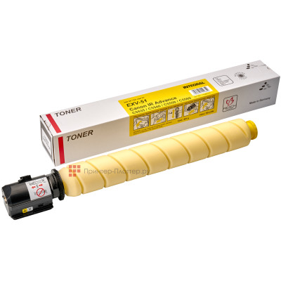 Тонер-картридж Integral Toner EXV-51 для Canon (yellow), 60000 стр.