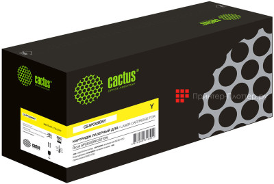 Тонер-картридж Cactus Toner CS-SPC820DNY для Ricoh Aficio SP C820DN, C821DN (yellow), 15000 стр.