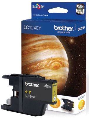 Картридж Brother LC-1240Y (yellow), 600 стр.