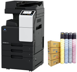 МФУ Konica Minolta bizhub C257i компл. (осн. блок, рев. автопод. DF-633, тумба DK-518x, тонер TN227)